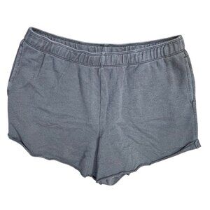 Aerie Dark Grey On My Way High Size XL Waisted Short Lounge